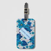 モダンフローラ ラゲッジタグ (正面縦)