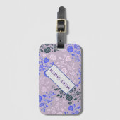 モダンフローラ ラゲッジタグ (正面縦)