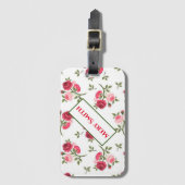 モダンフローラ ラゲッジタグ (正面縦)