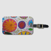 モダンフローラ ラゲッジタグ (正面横)