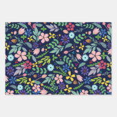 モダンフローラ ラッピングペーパーシート (正面2)