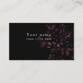 モダンフローラ 名刺 (正面)