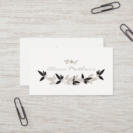 モダンフローラ 名刺 (正面/裏面インサイチュ)