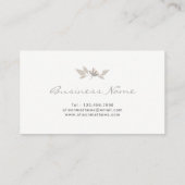 モダンフローラ 名刺 (裏面)