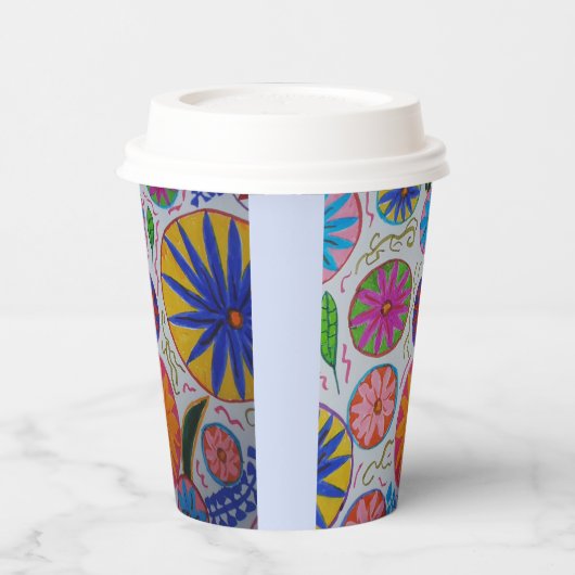 モダンフローラ 紙コップ (左)