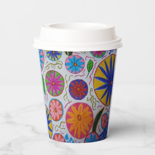 モダンフローラ 紙コップ (裏面)