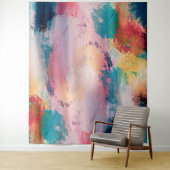 モダンブカラフルラシ絵を描抽象芸術 タペストリー (インサイチュ)