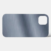モダンブフェイクラシ鋼の背景 Case-Mate iPhoneケース (裏面 (横))