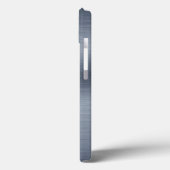 モダンブフェイクラシ鋼の背景 Case-Mate iPhoneケース (裏面 / 左)