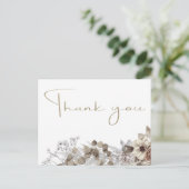 モダンブライダルシャワーありがとう  ポストカード (スタンド正面)