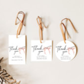 モダンブライダルシャワーギフトラベル ギフトタグ