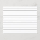 モダンブライダルシャワーゲーム活動レシピカード (裏面)