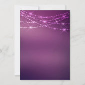 モダンブライダルシャワーパープル《写真》ぼけ味招待状 招待状 (裏面)