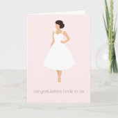 モダンブライダルシャワー カード (正面)