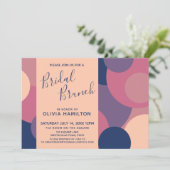 モダンブライダルブカラフルランチ 招待状 (スタンド正面)