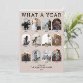 モダンブラウン フォトコラージュ クリスマス (スタンド正面)