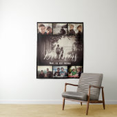 モダンブラザー ベストフレンズ ダーク フォト コラージュ タペストリー (インサイチュ)