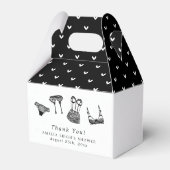 モダンブラシスクリプトランジェリー ブライダルシャワー フェイバーボックス (裏面サイド)