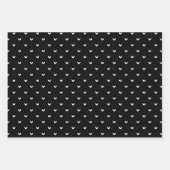 モダンブラシスクリプトランジェリー ブライダルシャワー ラッピングペーパーシート (正面2)