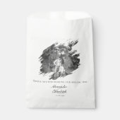 モダンブラシストロ結婚ーク | ヘビーホワイト フェイバーバッグ (正面)