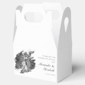 モダンブラシストロ結婚ーク | ヘビーホワイト フェイバーボックス (オープン)