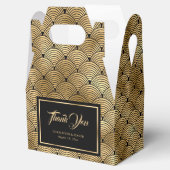 モダンブラックと結婚金ゴールドはかりで測の感謝 フェイバーボックス (オープン)