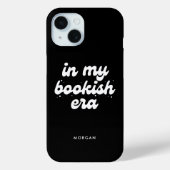 モダンブラックの「私の読書時代」 Case-Mate iPhoneケース (裏面)