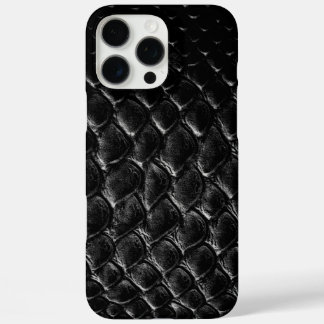 モダンブラッククロコダイル iPhone 16 PRO MAXケース