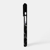 モダンブラッククロコダイル iPhoneケース (左側面)