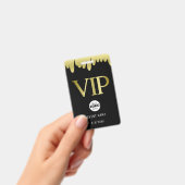 モダンブラックゴールドVIPビジネス ロゴ バッジ (手持ち)