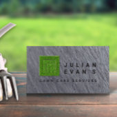 モダンブラックストーン造園ローンサー気にビス 名刺