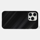 モダンブラックパターン iPhoneケース (裏面横)