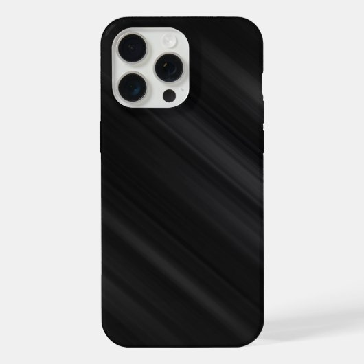 モダンブラックパターン iPhoneケース (裏面)
