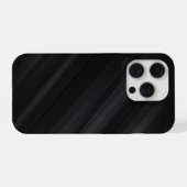 モダンブラックパターン iPhoneケース (裏面横)