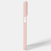 モダンブラックボウ可愛らしいピンクのモノグラム Case-Mate iPhoneケース (裏面 / 右)
