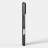 モダンブラックマットテクスチャー名入れ Case-Mate iPhoneケース (裏面 / 右)