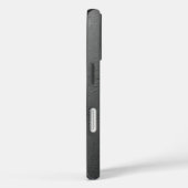 モダンブラックマットテクスチャー名入れ Case-Mate iPhoneケース (裏面 / 右)