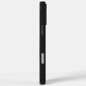 モダンブラックモノグラムイニシャルモダン Case-Mate iPhoneケース (裏面 / 右)