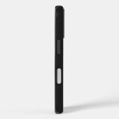 モダンブラックモノグラムイニシャルモダン Case-Mate iPhoneケース (裏面 / 右)