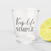 モダンブラック保ライフシンプル ショットグラス (正面)