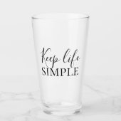 モダンブラック保ライフシンプル タンブラーグラス (正面)