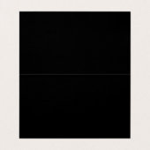 モダンブラック＆ブロンズ建築ビルディング折りたたみ 名刺 (内部フラット)