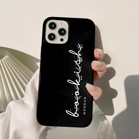 モダンブラック＆ホワイト オーダーメイド 本好きのためのギフト Case-Mate iPhoneケース