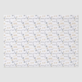 モダンブラック&金ゴールドホリミニマルディバウブル 薄葉紙