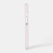 モダンブラッシュピンクゴールドモノグラム iPhone 16ケース (左側面)
