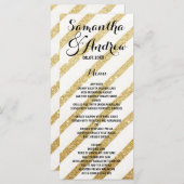 モダンブラッストライプク結婚・メニュー メニュー (正面/裏面)