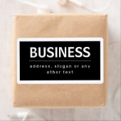 **モダンブランドまたは企業名** | 白黒 ラベル (インサイチュ)