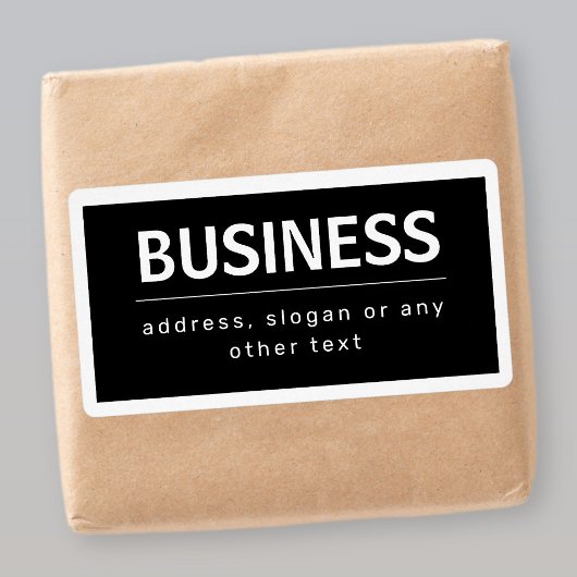 **モダンブランド名または企業名** | 黒と白 ラベル