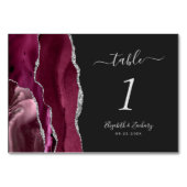 モダンブルゴーニュ銀が暗黒結婚の テーブルナンバー (正面)