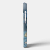 モダンブルーエステティックフォンケース Case-Mate iPhoneケース (裏面 / 左)